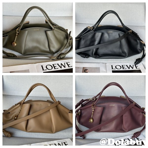 Loewe Paseo Dumpling Buns small Nappa leather BAG