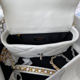 Replica Suppliers Quilted Leather 26CM 19 Flap AS1160 Bag