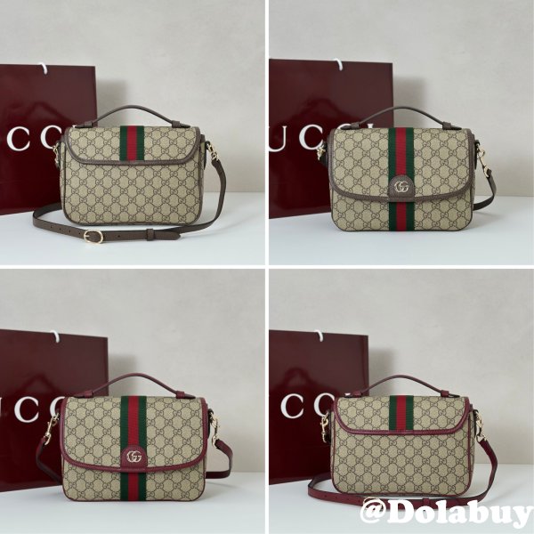 Gucci Ophidia Medium Top Handle Duplicate 836842 Bag