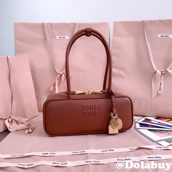 MIU MIU Bow Leather Bag 5BB173