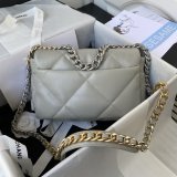 Replica Suppliers Quilted Leather 26CM 19 Flap AS1160 Bag