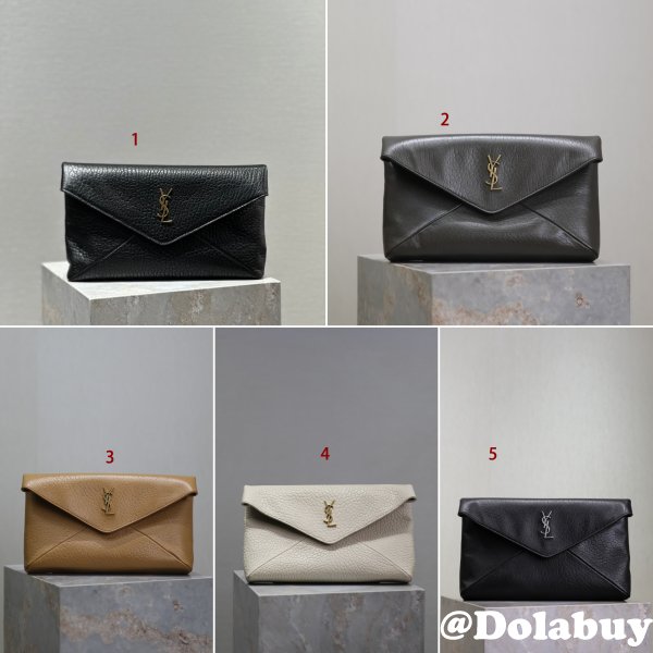 Luxury Saint Laurent Envelope Pouch Flap Cassander 769307 Bag