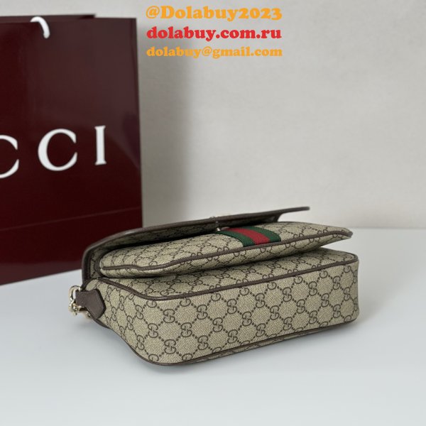 Gucci Ophidia Medium Top Handle Duplicate 836842 Bag