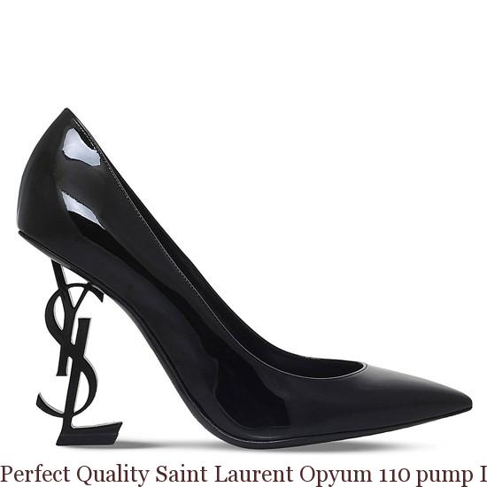 Perfect Quality Saint Laurent Opyum 110 pump In Black Patent Leather ...